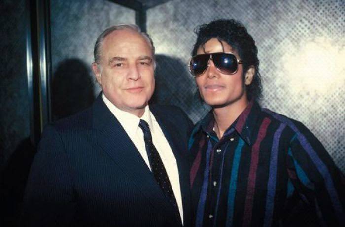with Marlon Brando