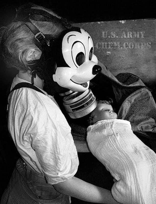 These Unusual Mickey Mouse Gas Masks for Children During World War II Had a Surprising Purpose
