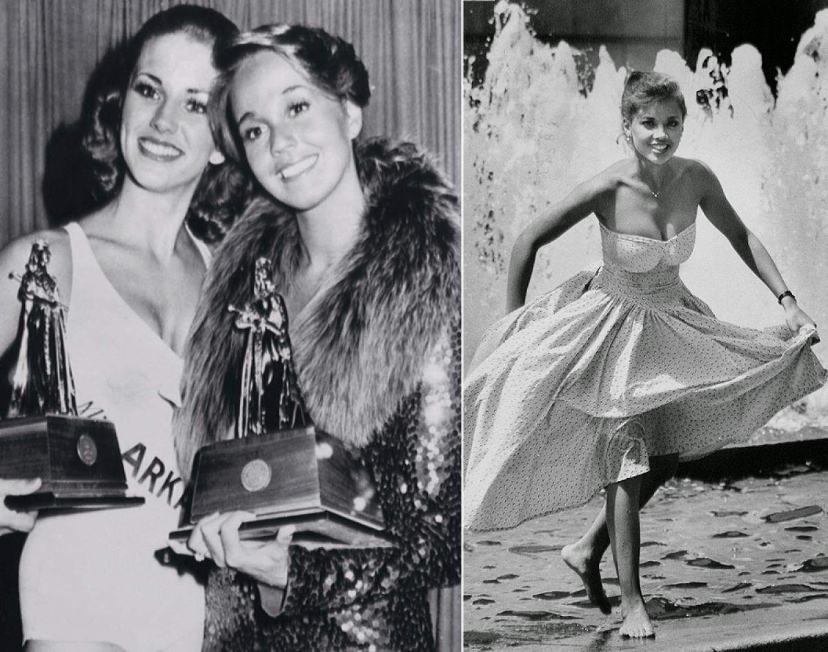 Vanessa Williams and other Miss America contestants, 1980s