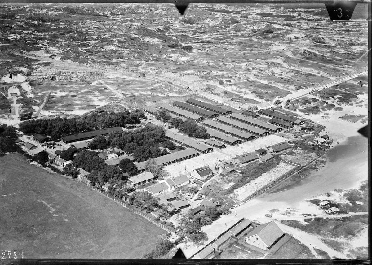 Aerial view of 's-Gravenhage, 1920s-1940s.