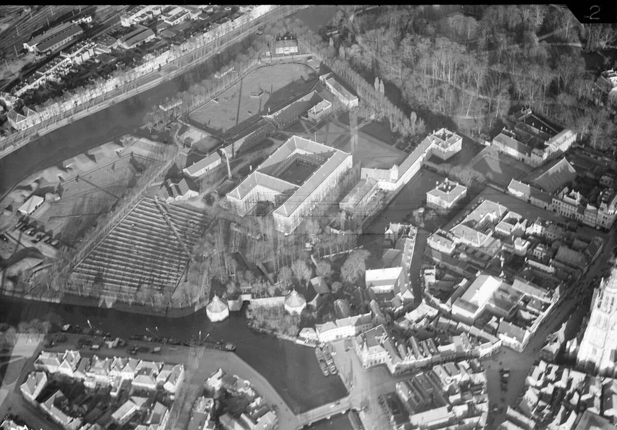 Aerial view of Breda, 1920s-1940s.