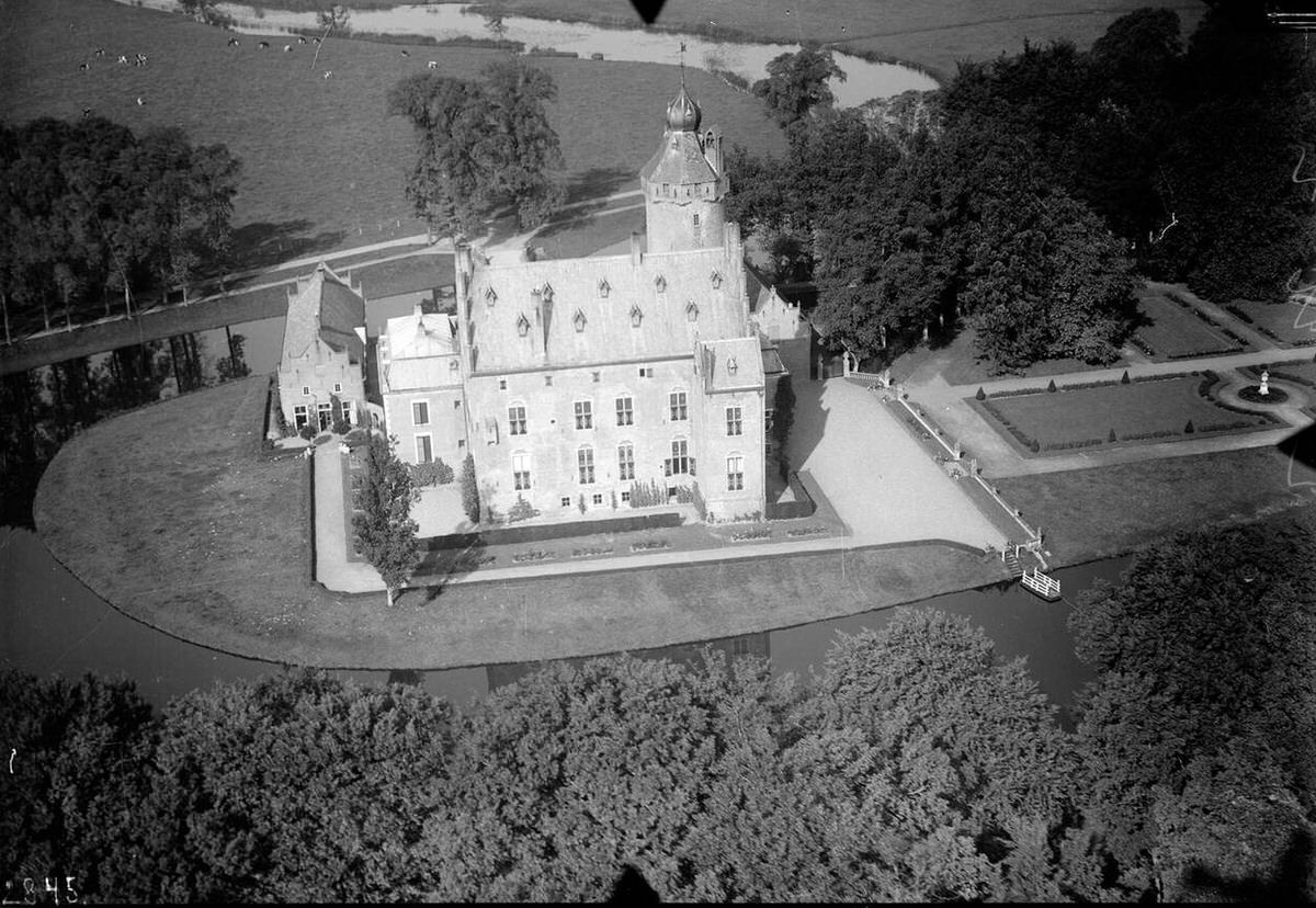 Aerial view of Hoge Vuursche, 1920s-1940s.