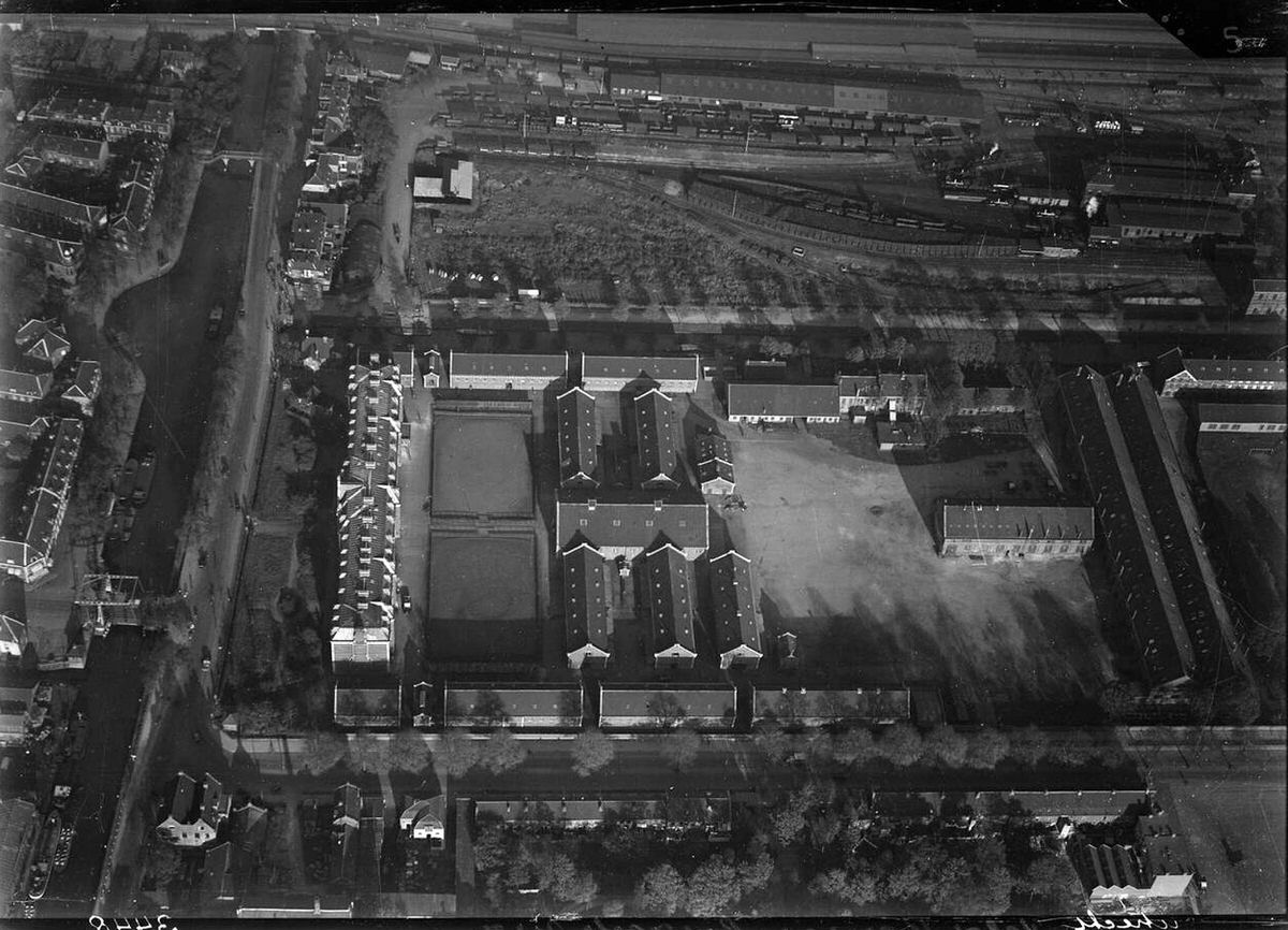 Aerial view of Utrecht, 1920s-1940s.