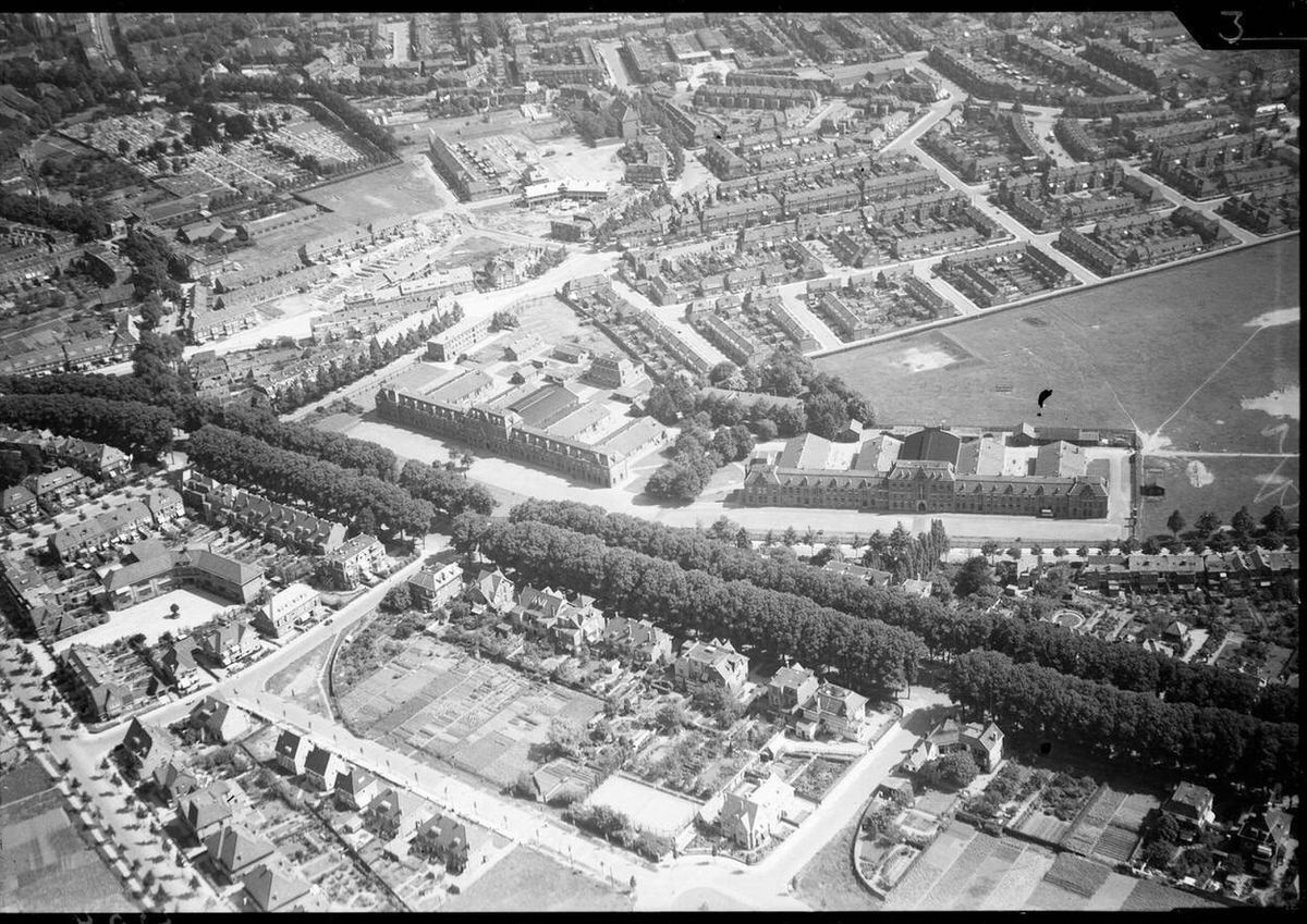 Aerial view of Nijmegen, 1920s-1940s.