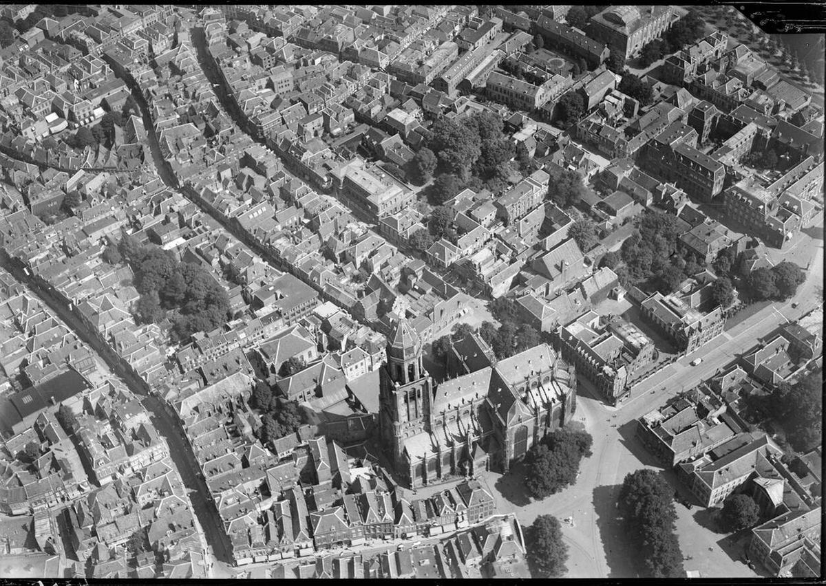 Aerial view of Arnhem, 1920s-1940s.