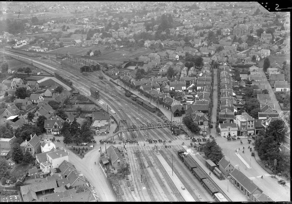 Aerial view of Apeldoorn, 1920s-1940s.