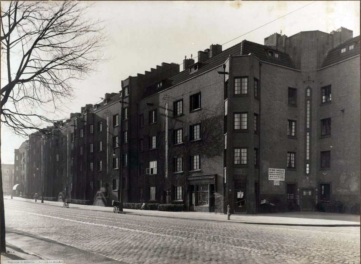 Housing project at Amsteldijk, 1920s