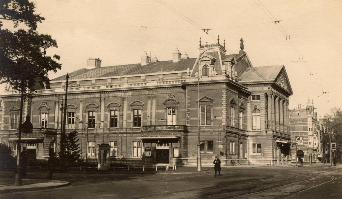 Concertgebouw concert hall in Amsterdam, 1930s