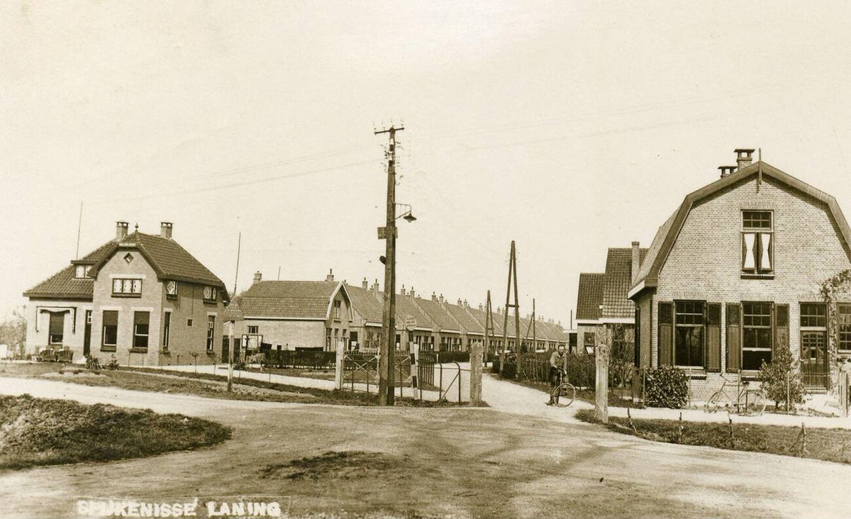 View of the Laning in Spijkenisse, 1934