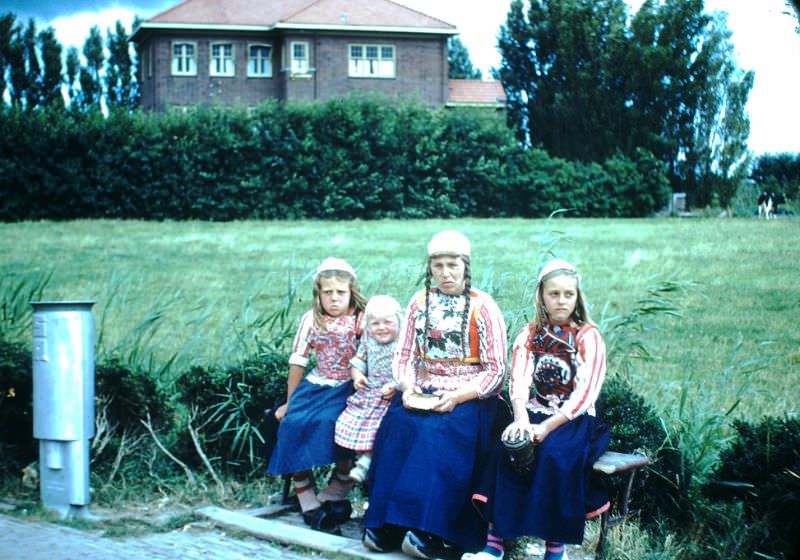 Children on the Isle of Marken, 1949