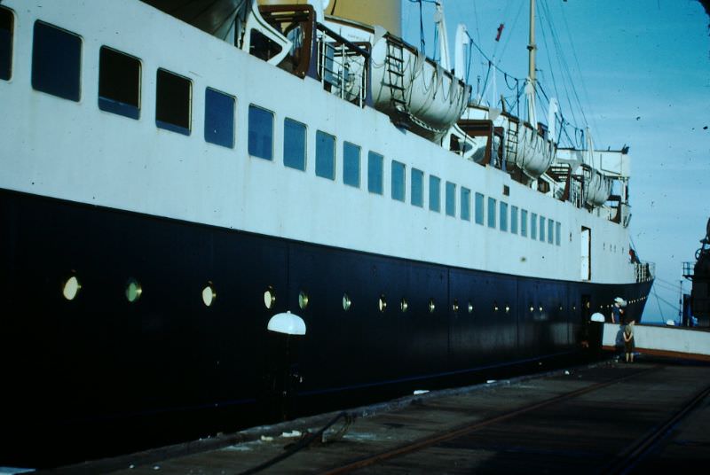 Steamer near Hook of Holland, 1949