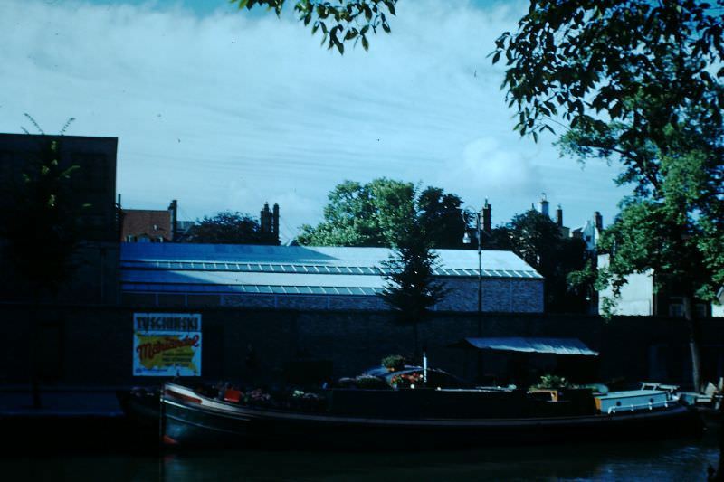 Flower boat in Amsterdam, 1949