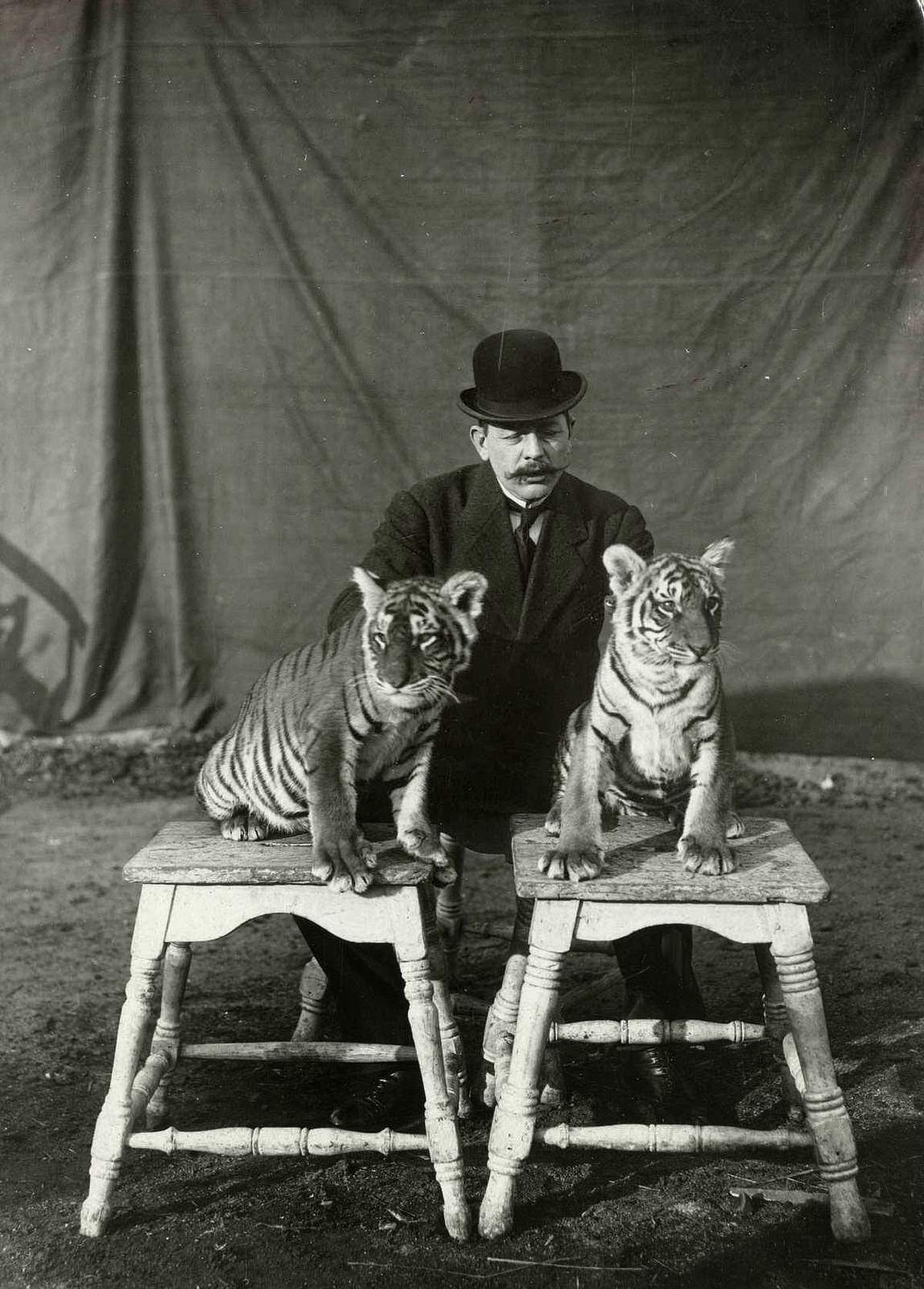 Historic Photos of Circus Life in the Netherlands in the Early 1900s Capture a Lost World