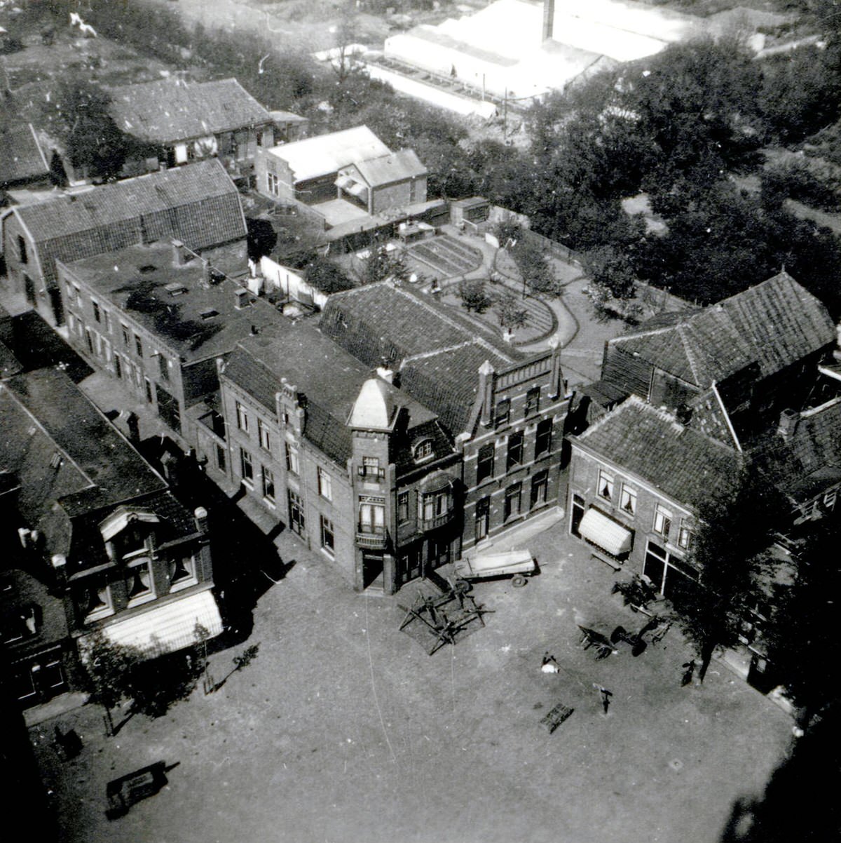 Aerial view of Schagen, 1941
