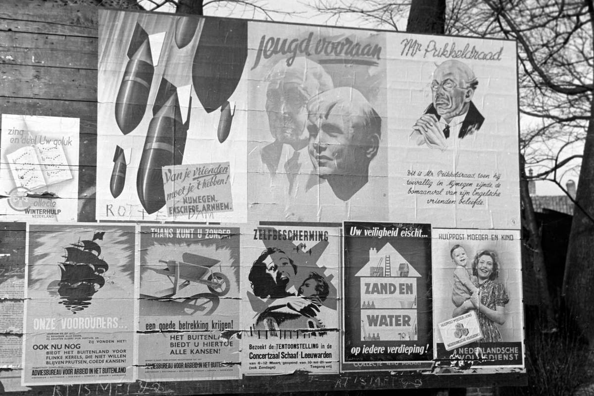 War propaganda in Leeuwarden, 1941