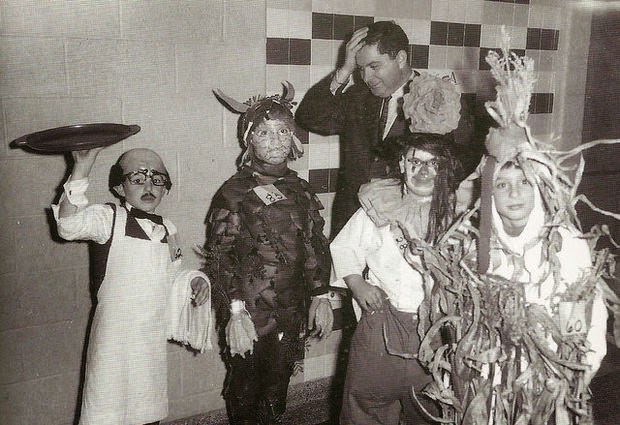 Participants in Fair Lawn's annual costume parade are shown in this undated photo. The parade traveled around Memorial Park. Courtesy of the Fair Lawn Historic Preservation Commission.