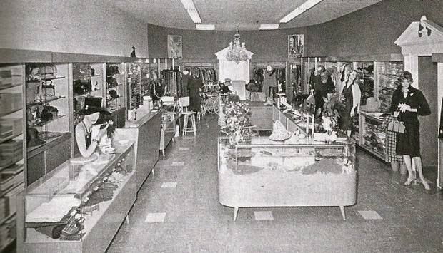Sally's designer dress shop at 111 Main Street in Manasquan, 1992