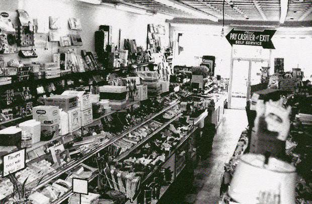 Interior of the Bergen Department Store in Hasbrouck Heights, 1960s