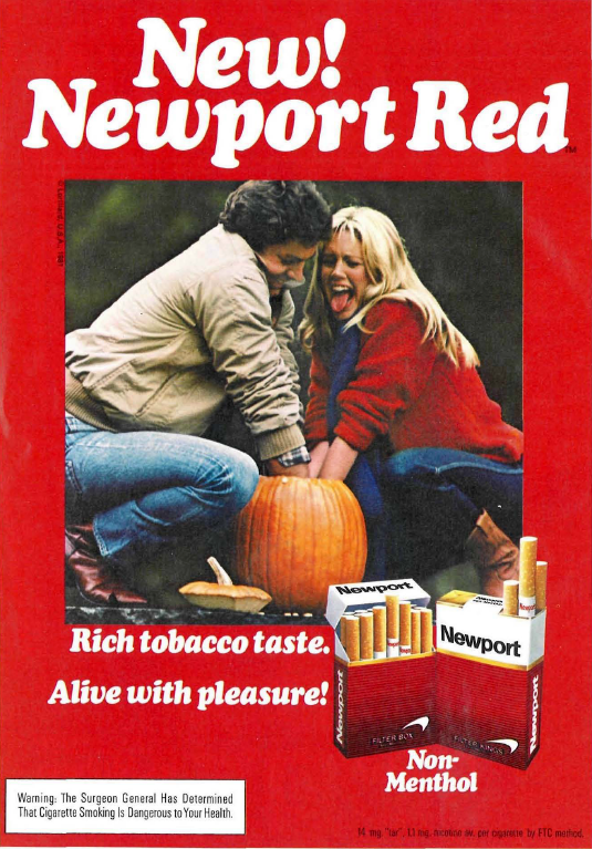 “Alive With Pleasure!” —Newport cigarettes Advertisements From the 1970s and 1980s Vintage Era