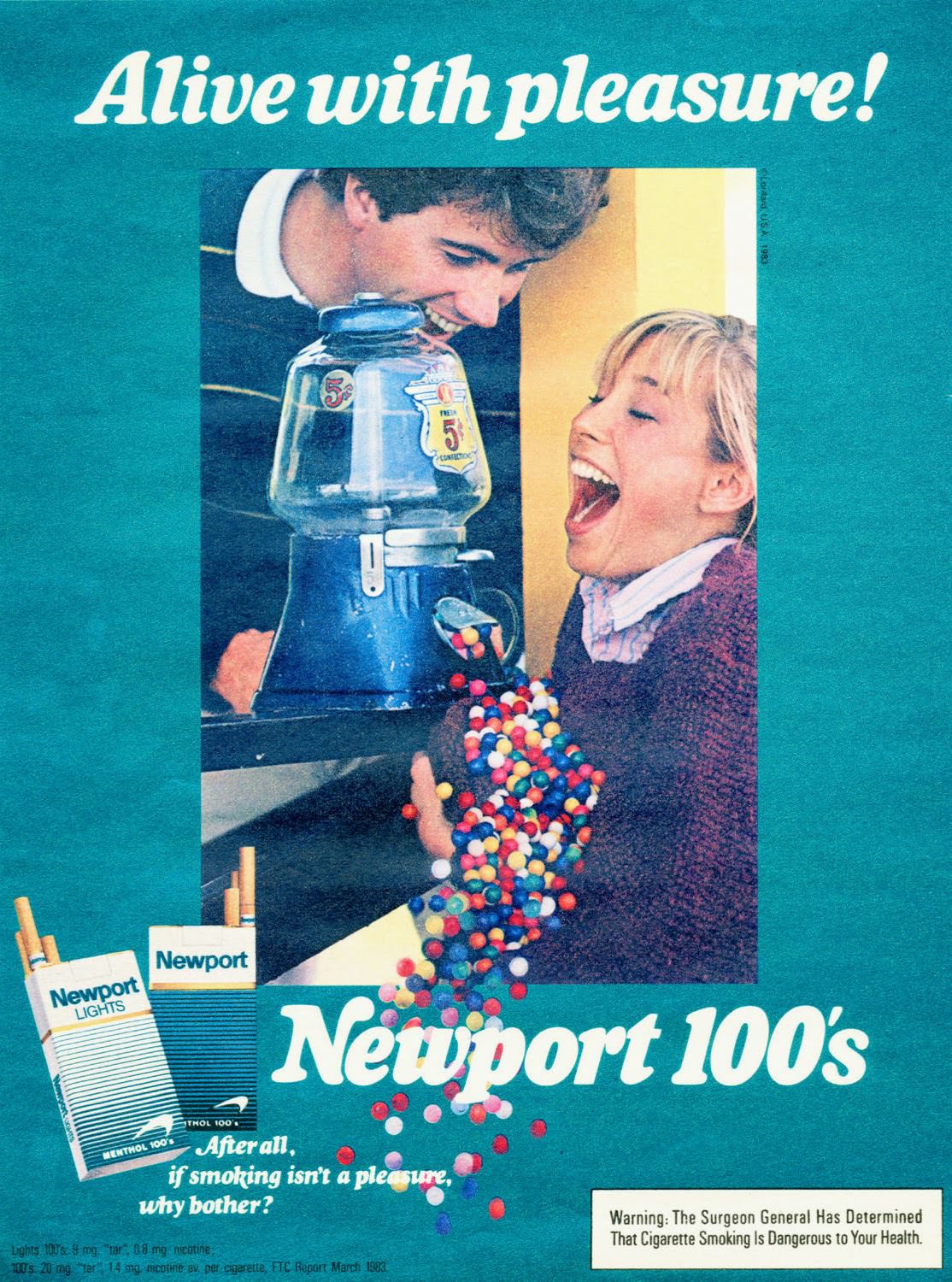 “Alive With Pleasure!” —Newport cigarettes Advertisements From the 1970s and 1980s Vintage Era