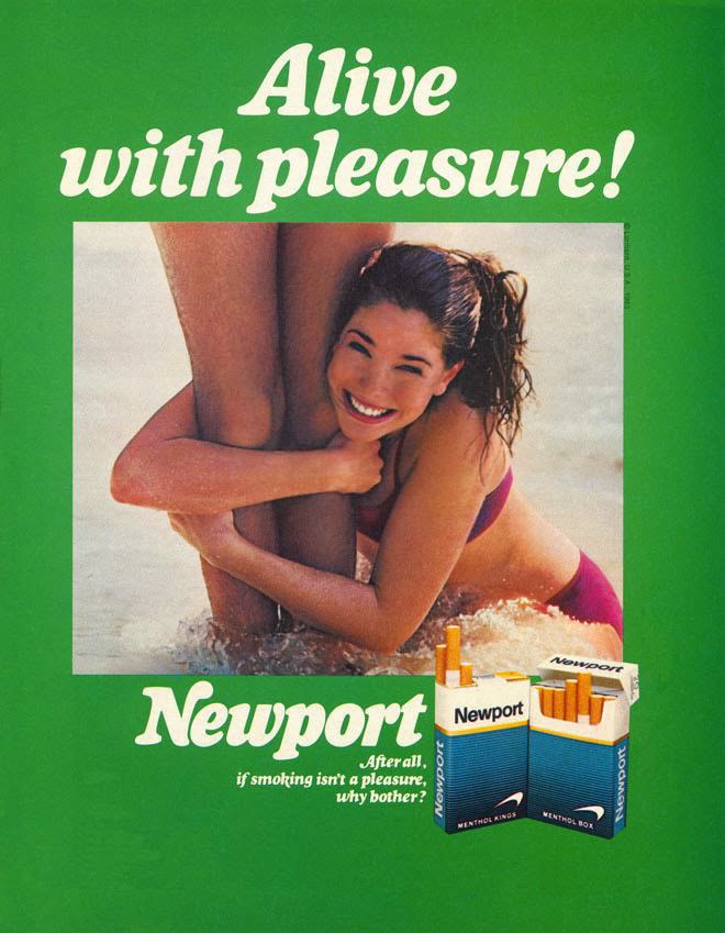 “Alive With Pleasure!” —Newport cigarettes Advertisements From the 1970s and 1980s Vintage Era