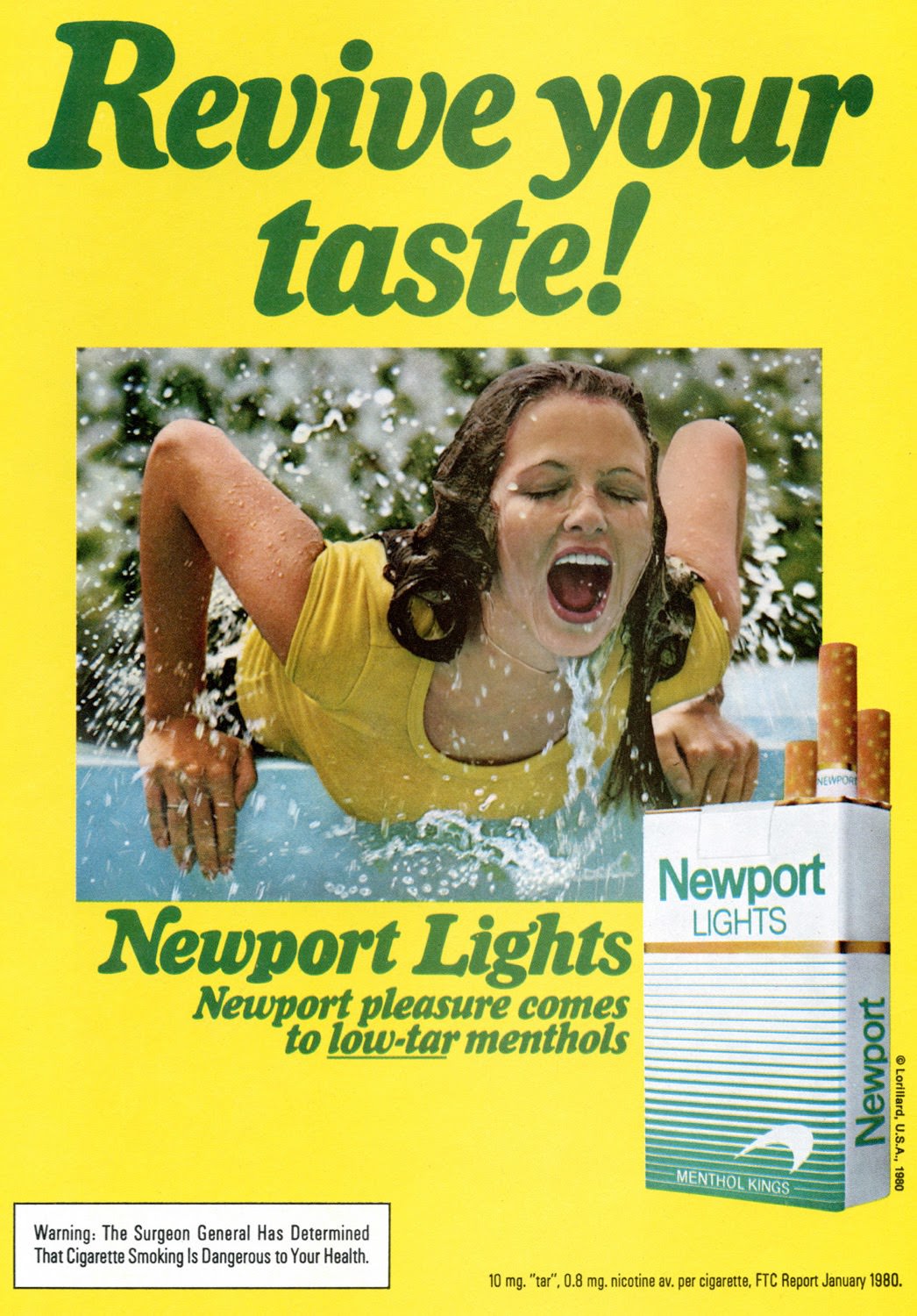 “Alive With Pleasure!” —Newport cigarettes Advertisements From the 1970s and 1980s Vintage Era