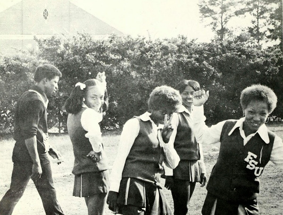 Cheerleaders, Fayetteville State University, 1974