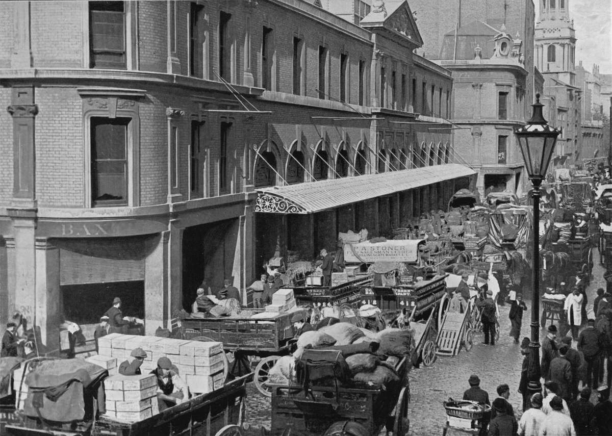 Billingsgate Market, 1911