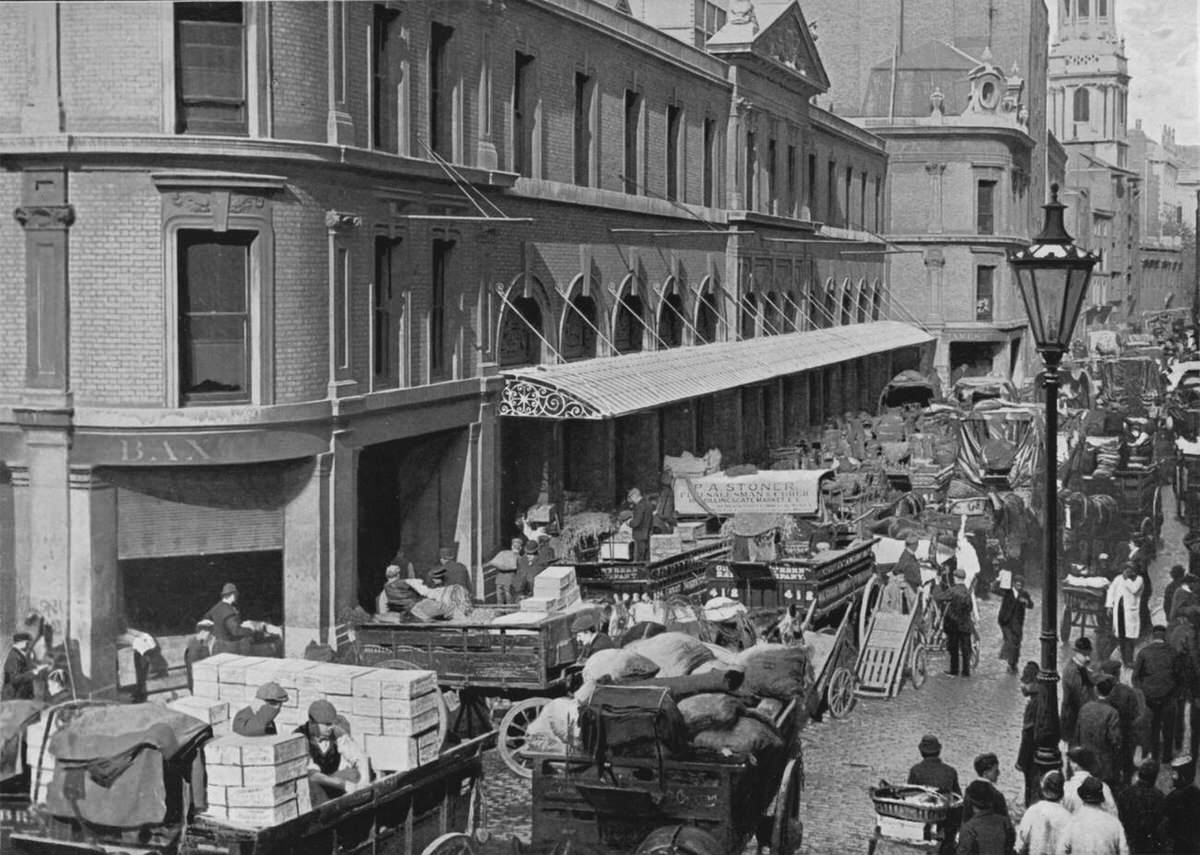 Billingsgate Market, 1911