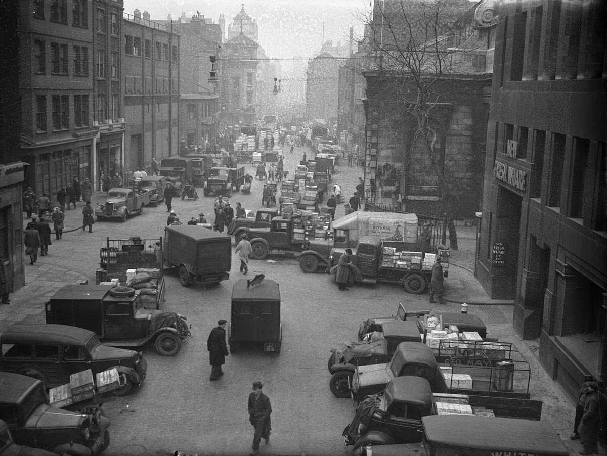 Billingsgate Market, 1947