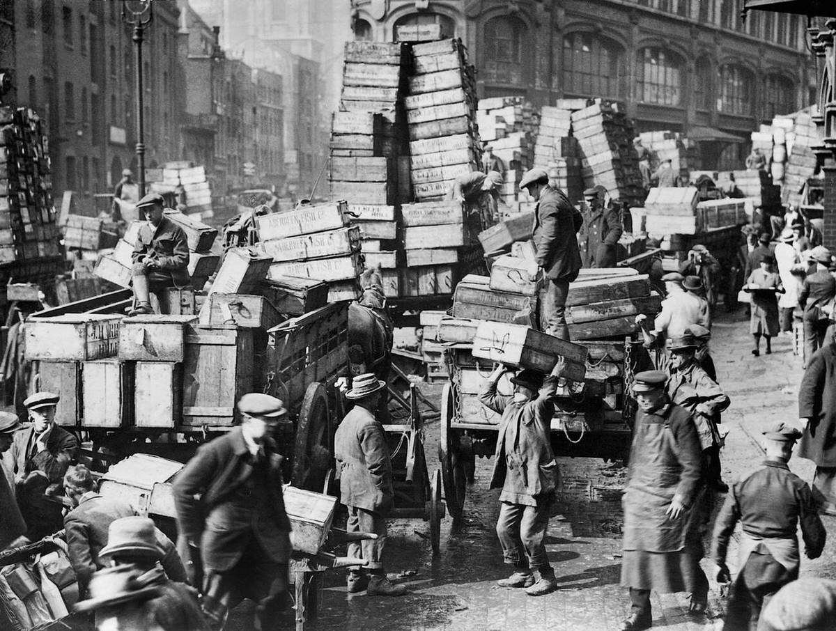 Billingsgate Fish Market, 1926