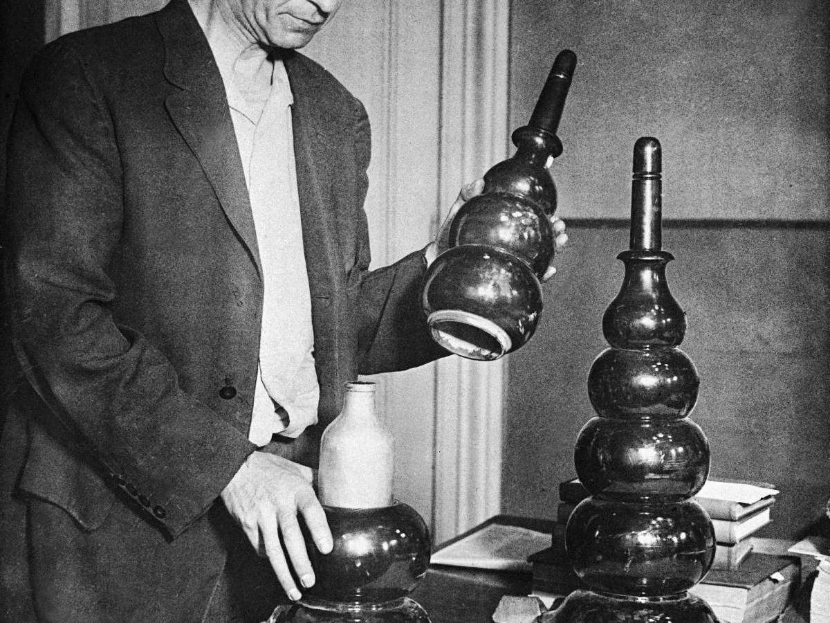 During Prohibition, Americans were forced to hide their bottles of alcohol in creative ways.