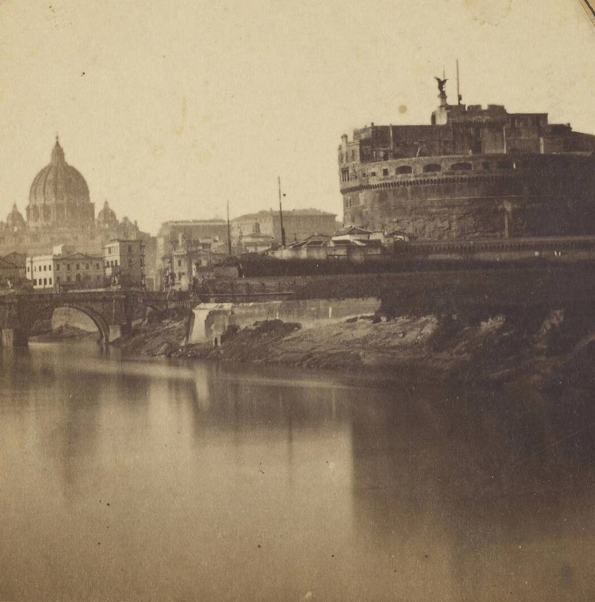 Panoramic view of Rome, 1865