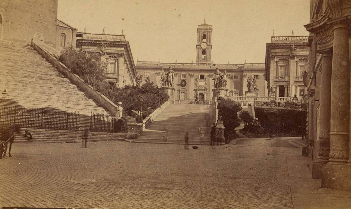 Campidoglio, Rome, 1860s