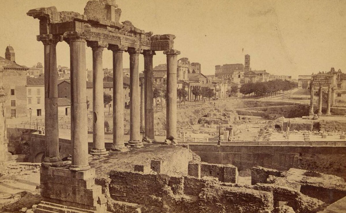 Roman Forum, 1860s
