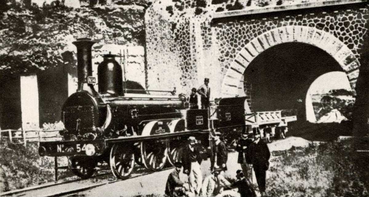Railway underpass in Via Nomentana, Rome, 1860s