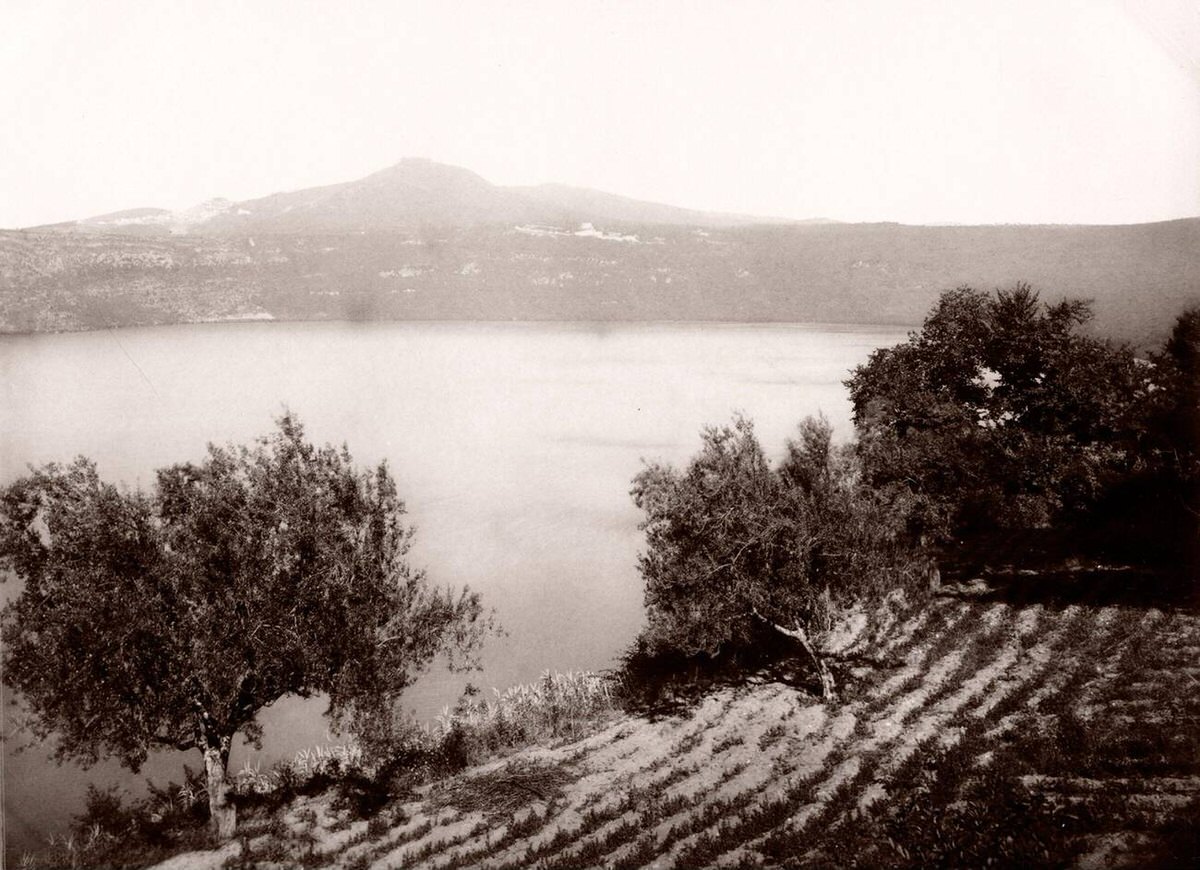 Lake Albano near Rome, 1890s
