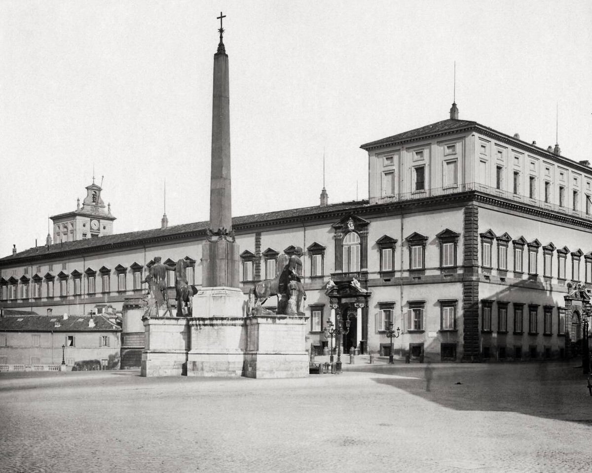Palazzo Quirinale in Rome, 1890