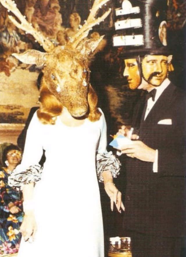 Baroness Marie-Hélène de Rothschild and Baron Alexis de Redé.