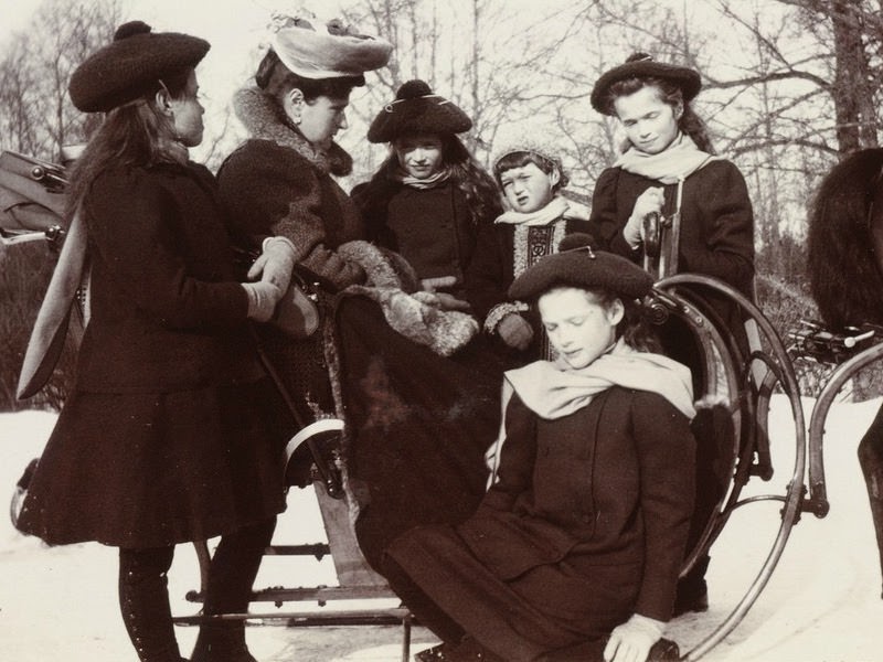 Sled for the Romanov family, 1907