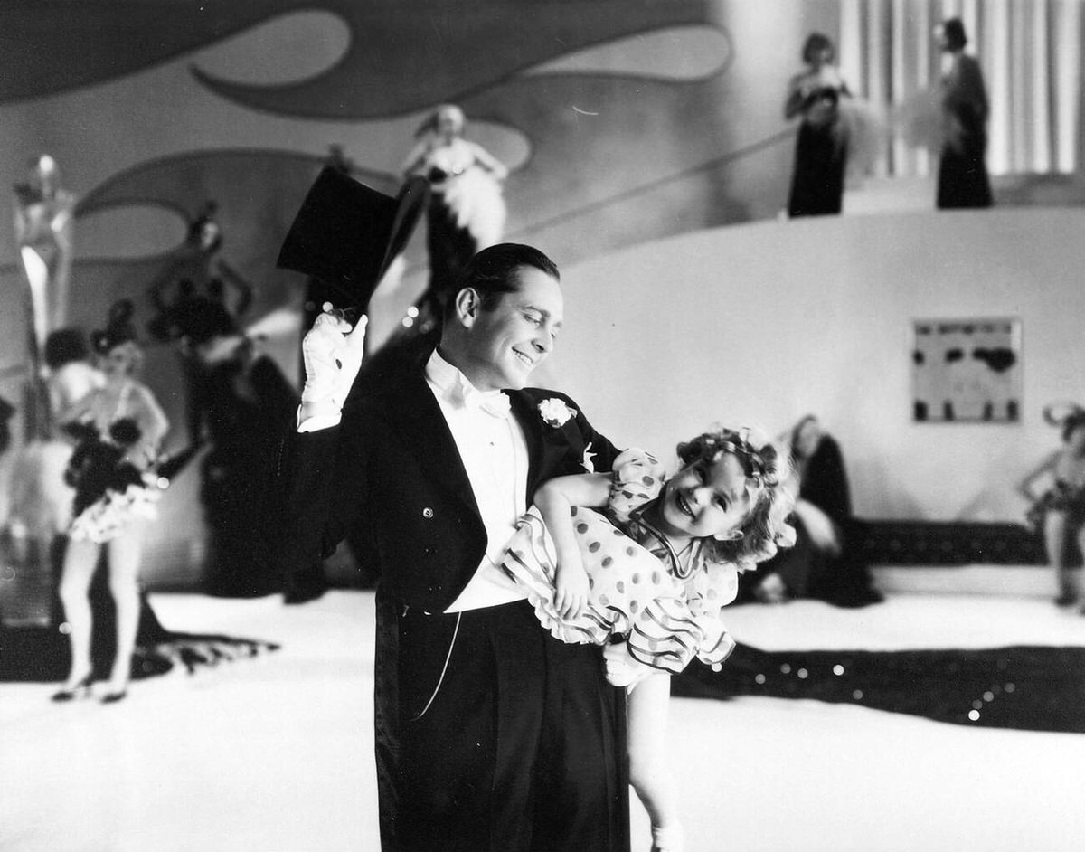 Shirley Temple and James Dunn, Stand Up and Cheer!, 1934