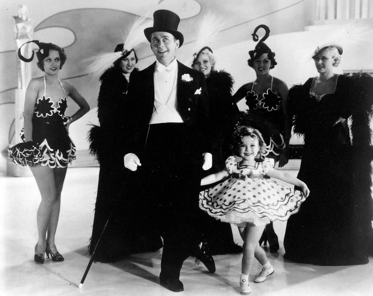 Shirley Temple and James Dunn, Stand Up and Cheer!, 1934