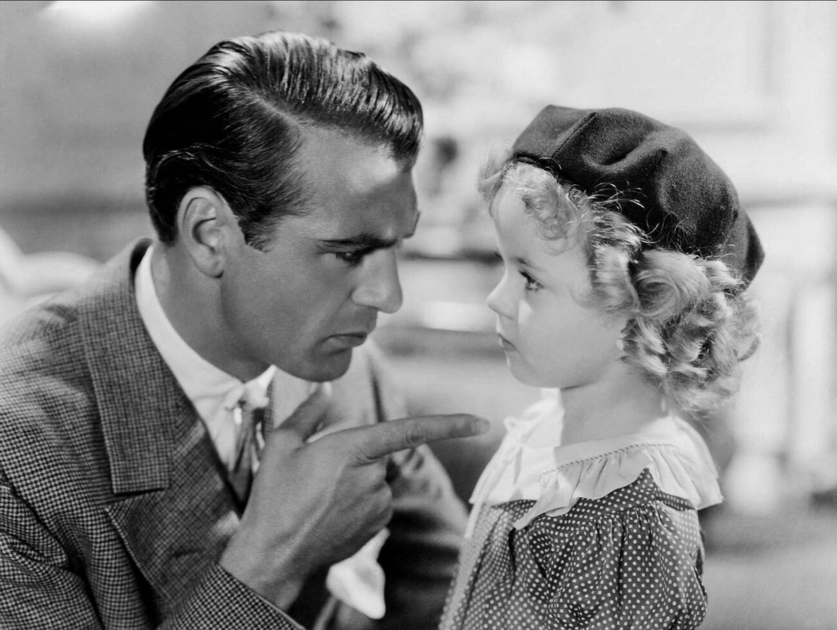 Gary Cooper and Shirley Temple, Now and Forever, 1934
