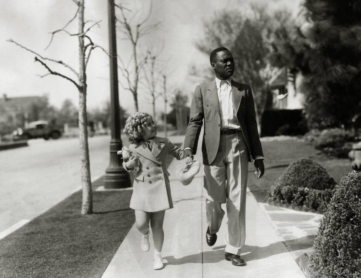 Shirley Temple and Bill Robinson, 1935