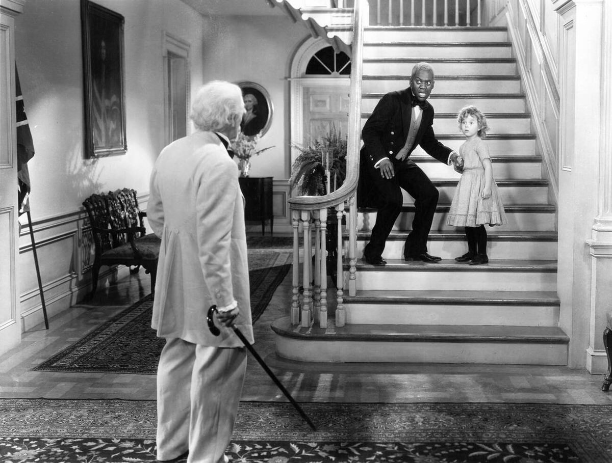 Lionel Barrymore, Bill Robinson, and Shirley Temple, The Little Colonel, 1935