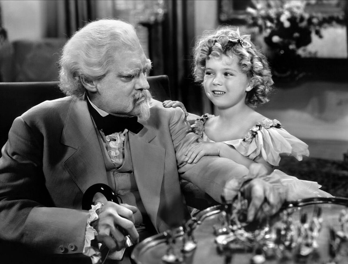 Lionel Barrymore and Shirley Temple, The Little Colonel, 1935