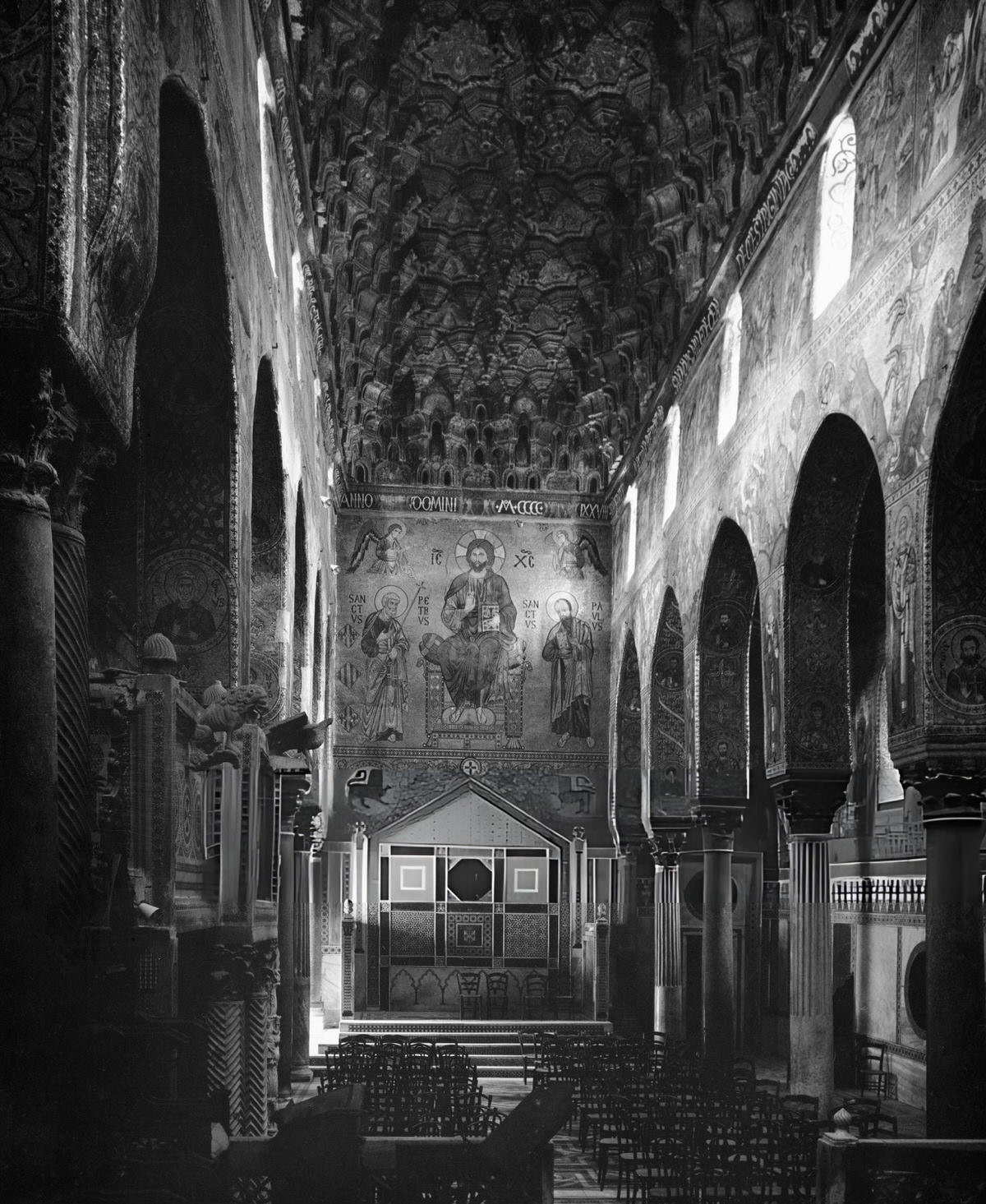 Palatine Chapel of the Norman Palace in Palermo, Sicily, 1950s