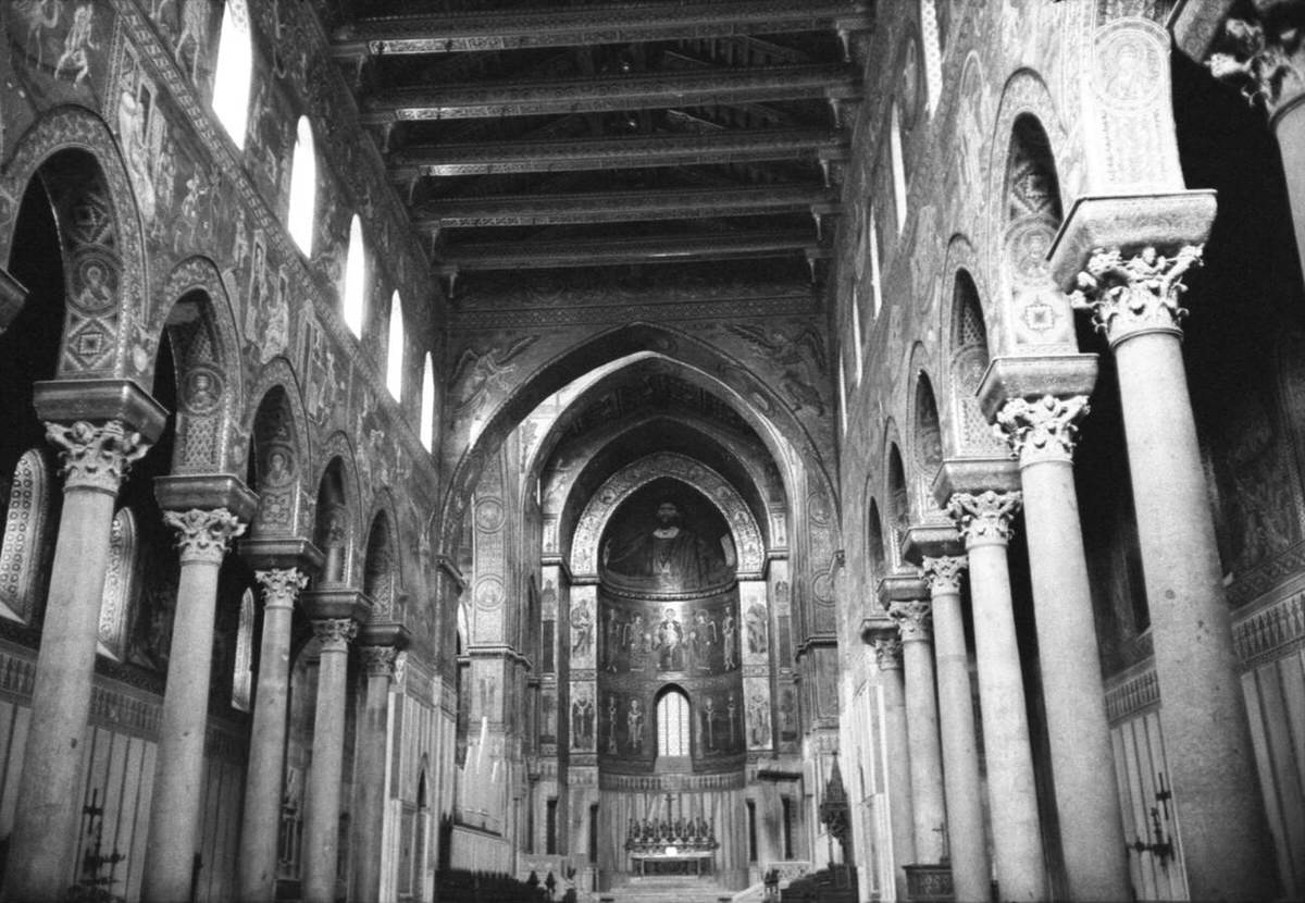 Monreale Cathedral in Palermo, 1950s