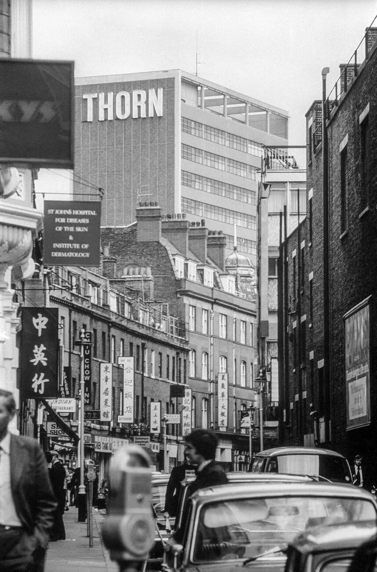 Lisle Street in Soho's Chinatown, 1976