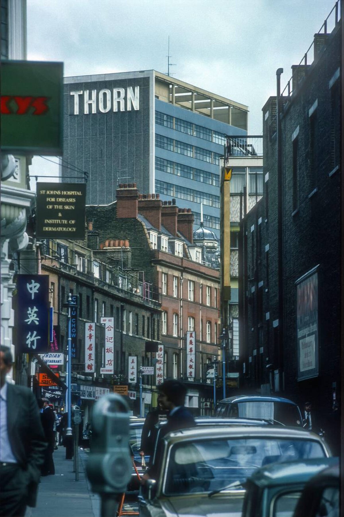 Lisle Street in Soho's Chinatown, 1976